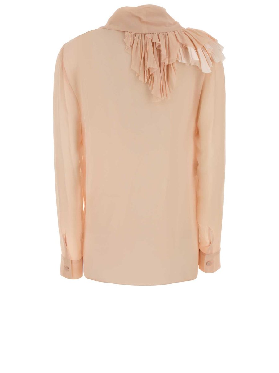 Alberta Ferretti Shirt in Pink Silk