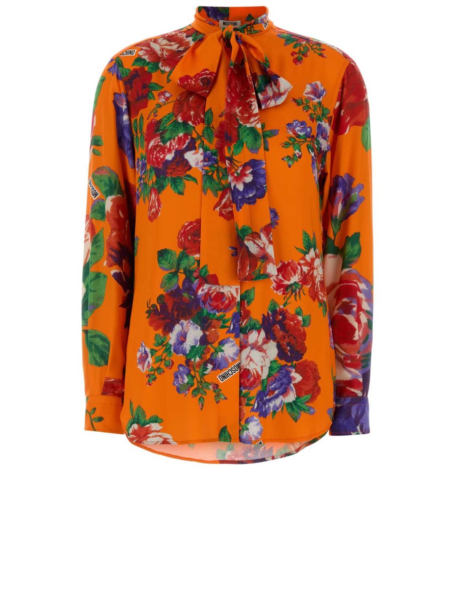 Moschino Shirt in Floral Viscose