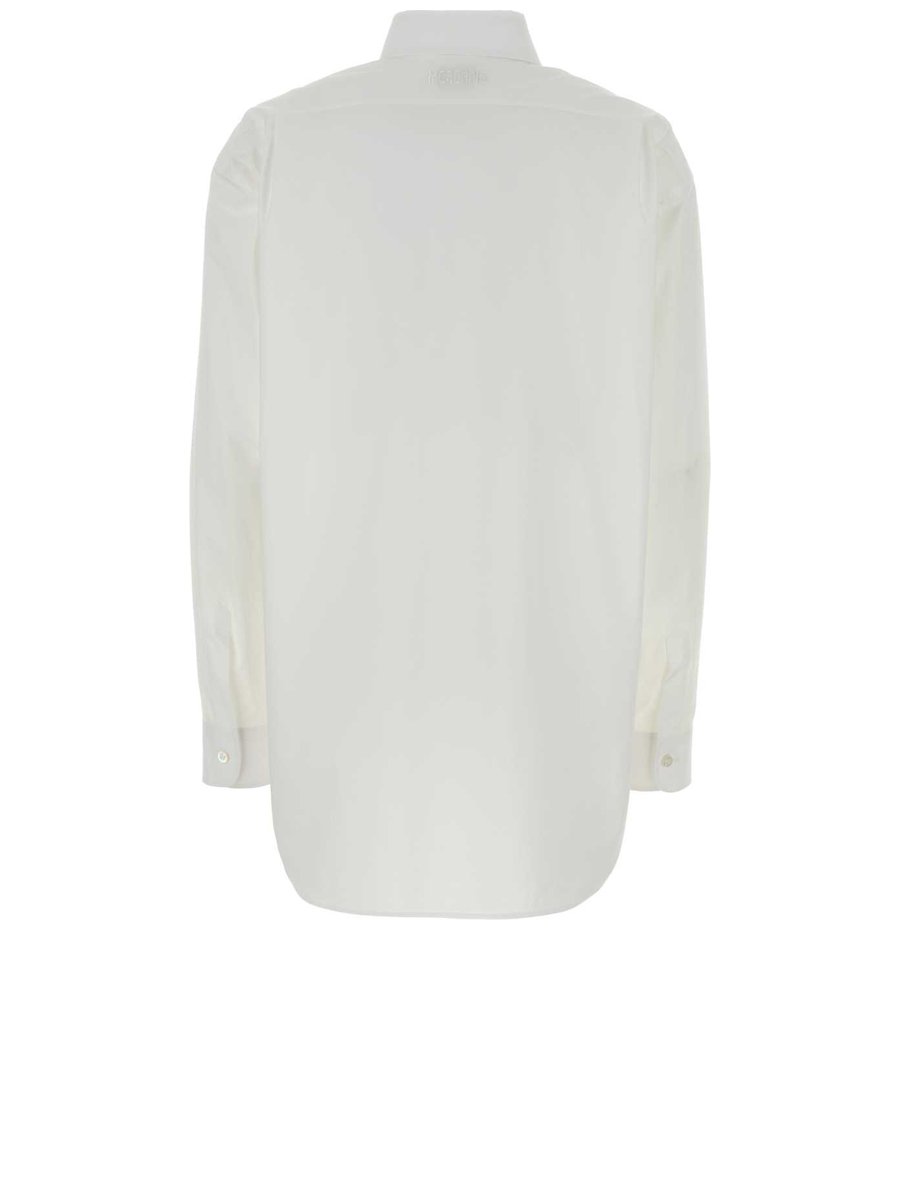 Moschino Shirt in White Cotton Elastane