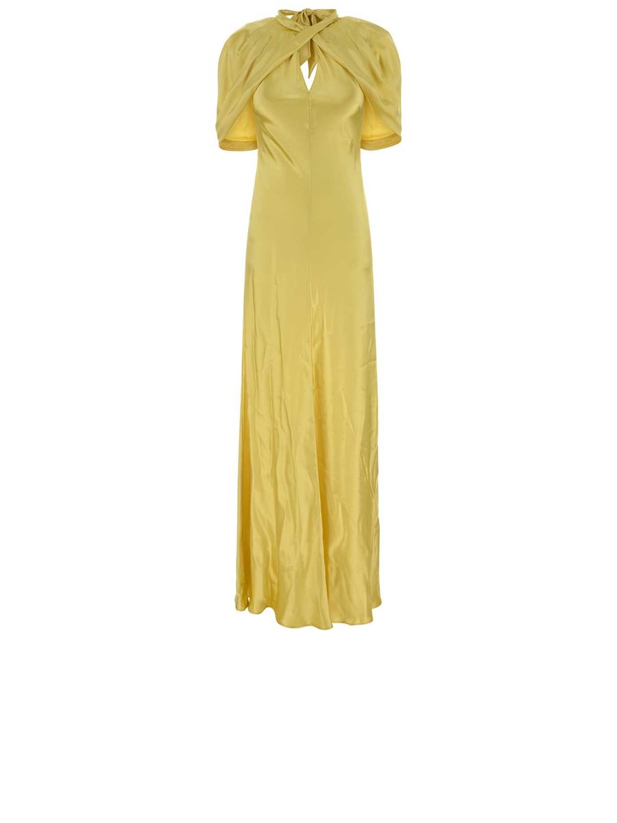 Alberta Ferretti Dress in Yellow Viscose