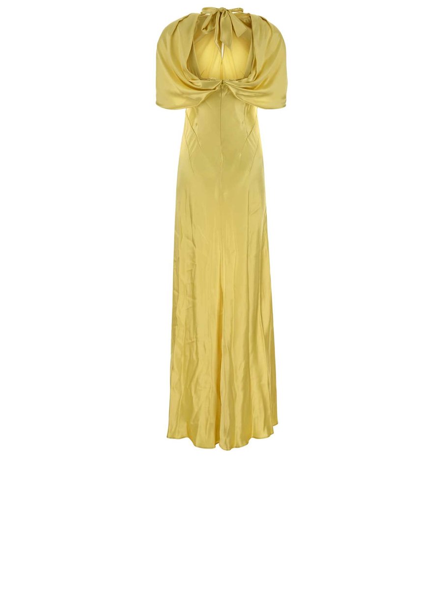 Alberta Ferretti Dress in Yellow Viscose