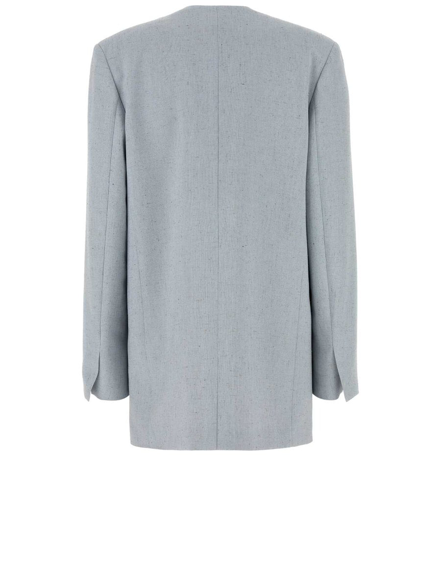 Alberta Ferretti Jacket in Light Blue Viscose Blend