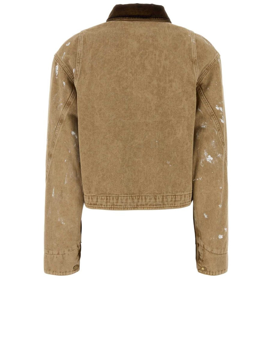 Moschino Jacket in Camel Cotton