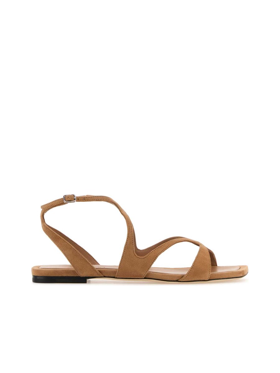 Jimmy Choo Ayla Ballet Flats in Camel Suede