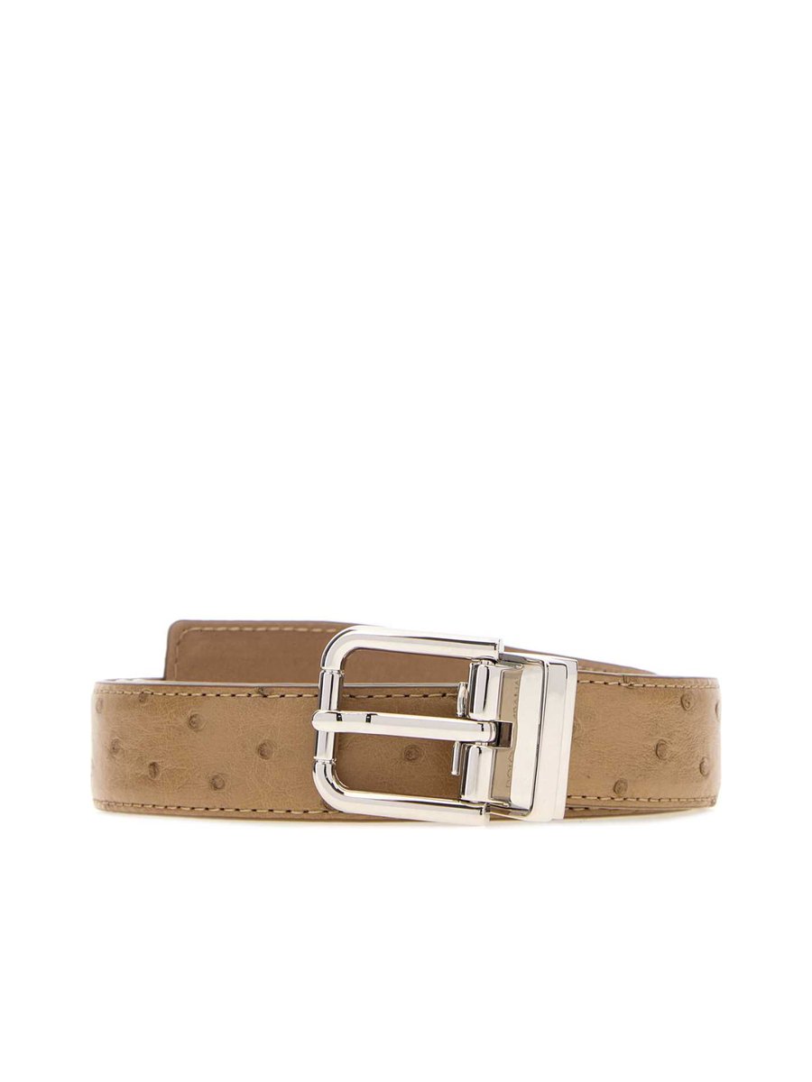 Dolce & Gabbana Belt in Camel Leather