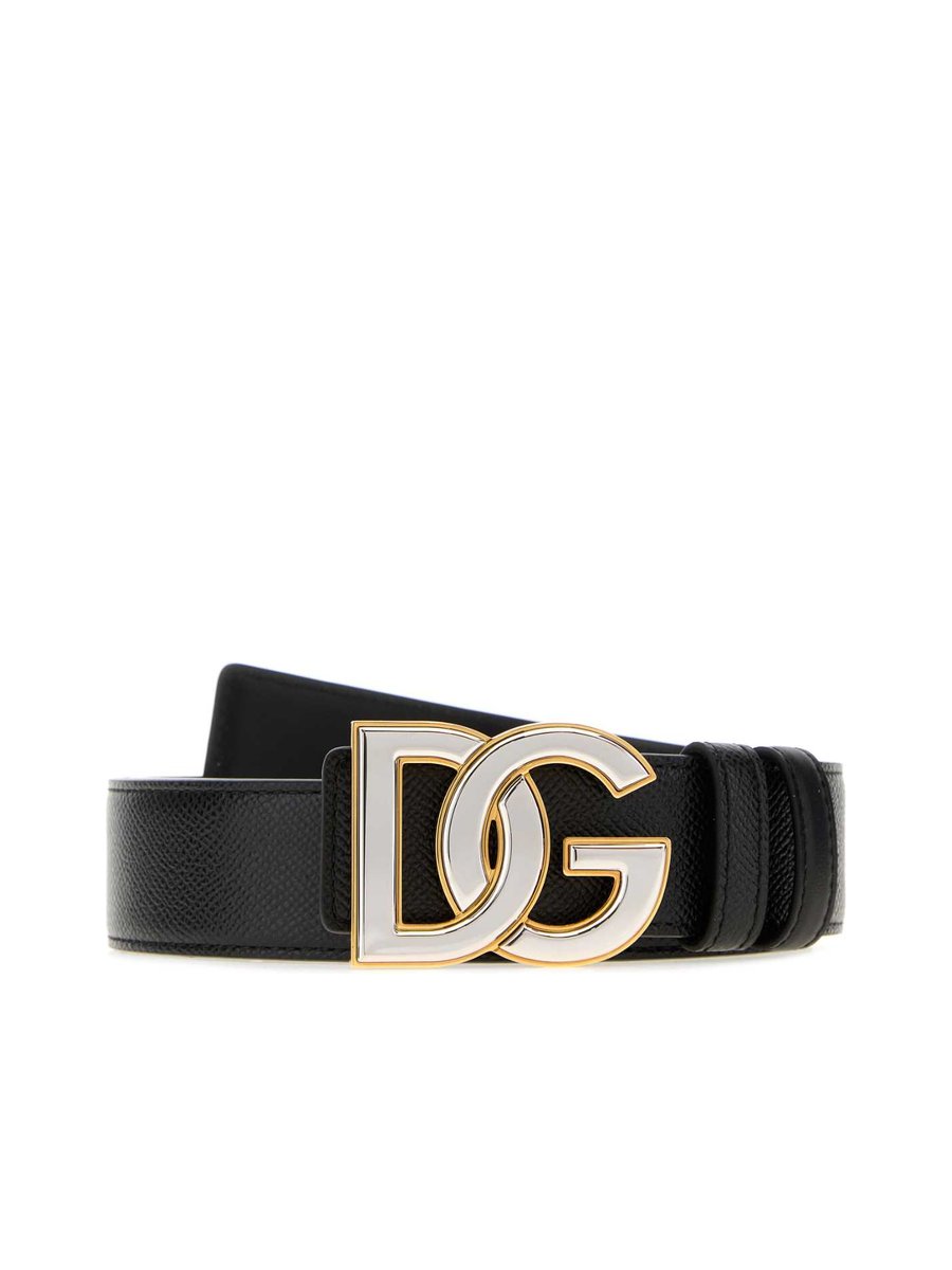 Dolce & Gabbana Belt in Black Leather