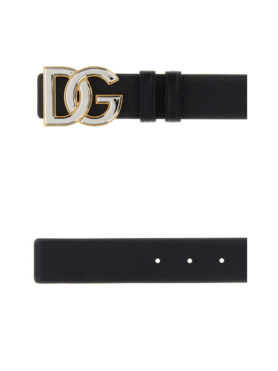 Dolce & Gabbana Belt in Black Leather