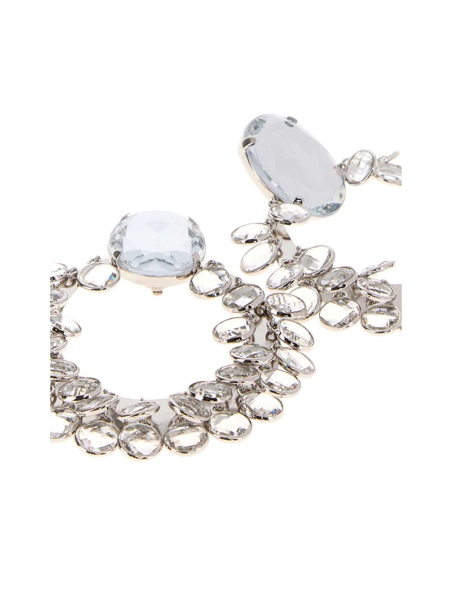 Givenchy Broken Chandelier Earrings in Silver Brass