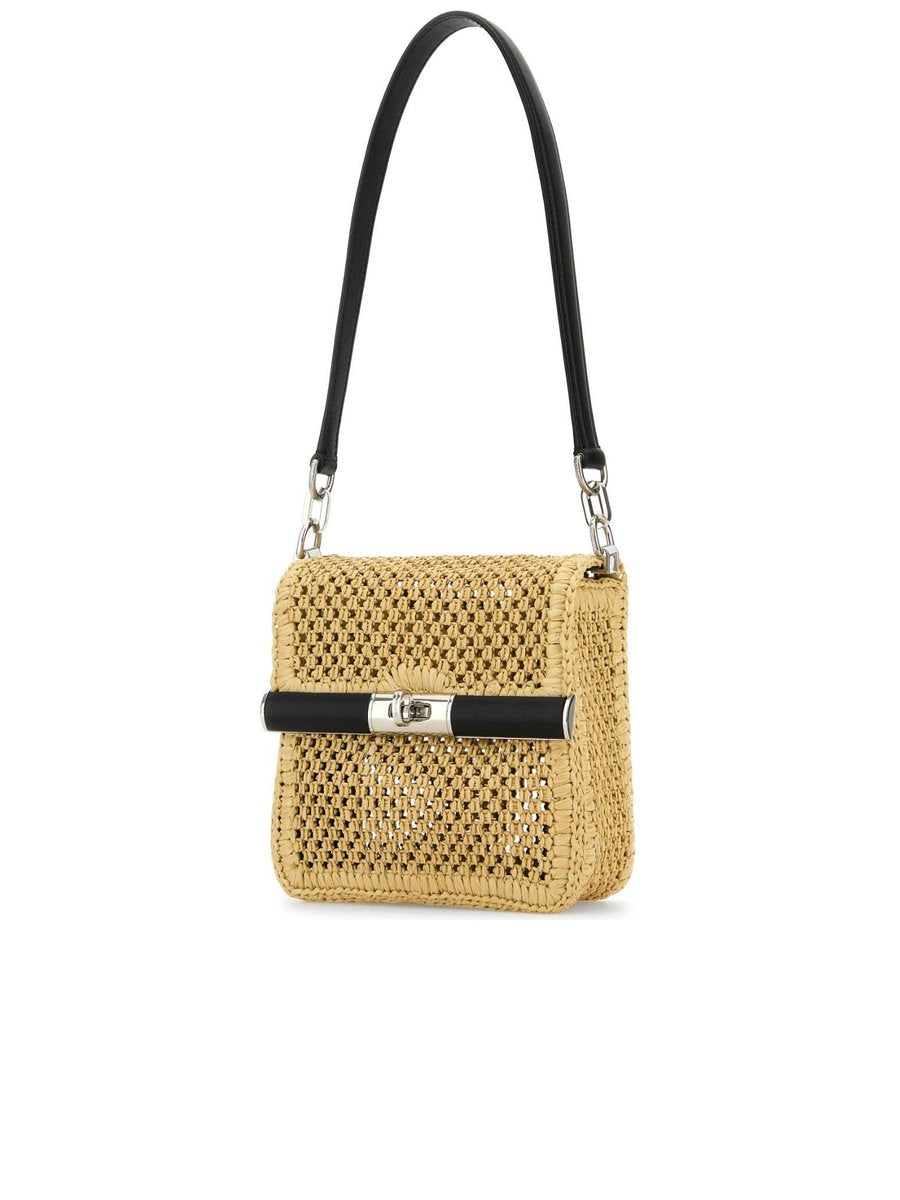 Dolce & Gabbana Woven Raffia Shoulder Bag