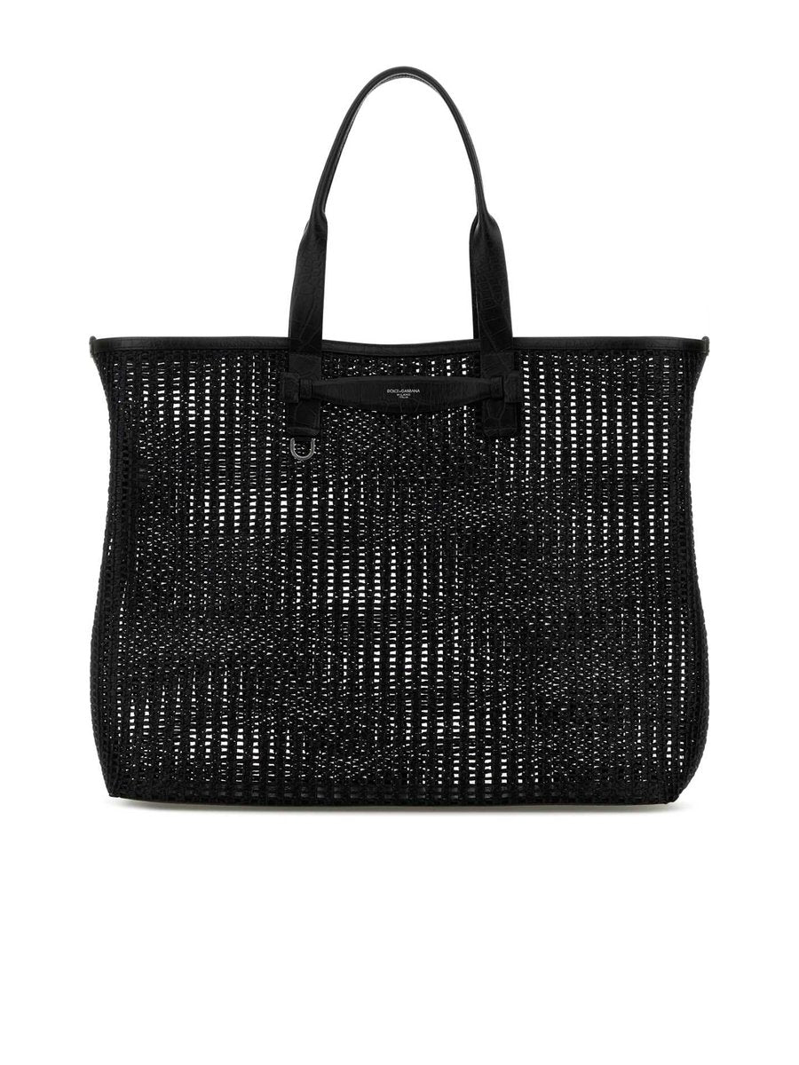 Dolce & Gabbana Woven Shopper Bag
