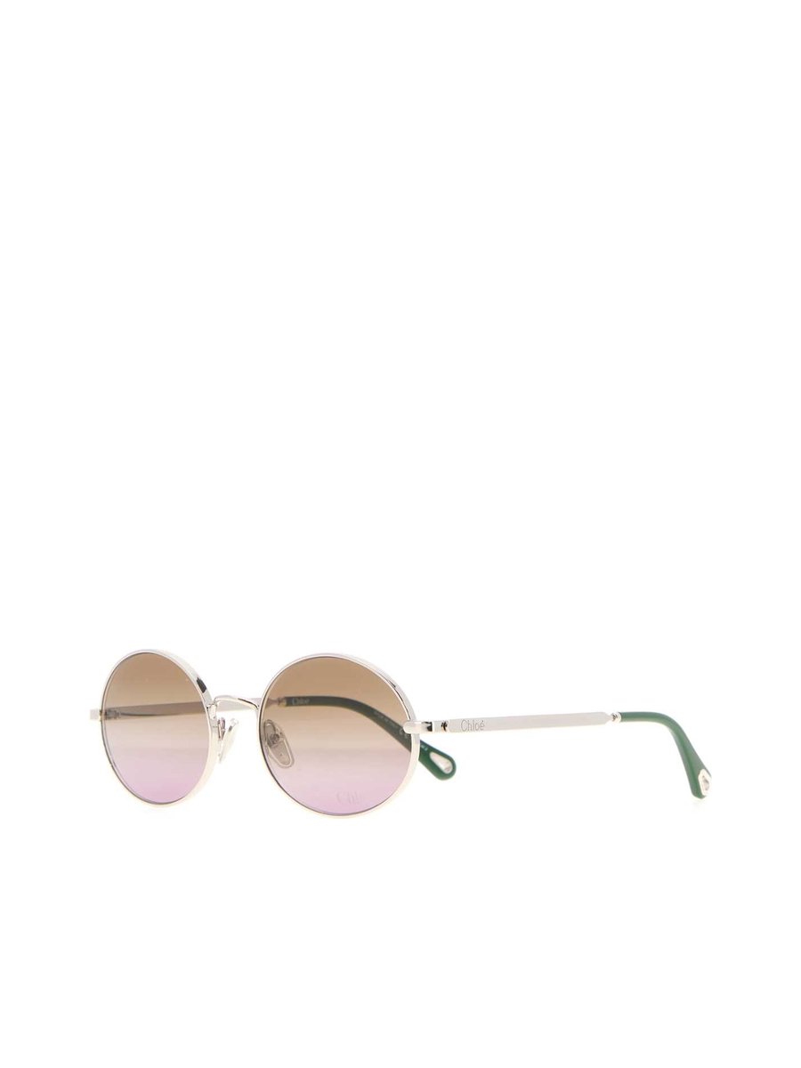 Chloé Sunglasses in Silver Metal