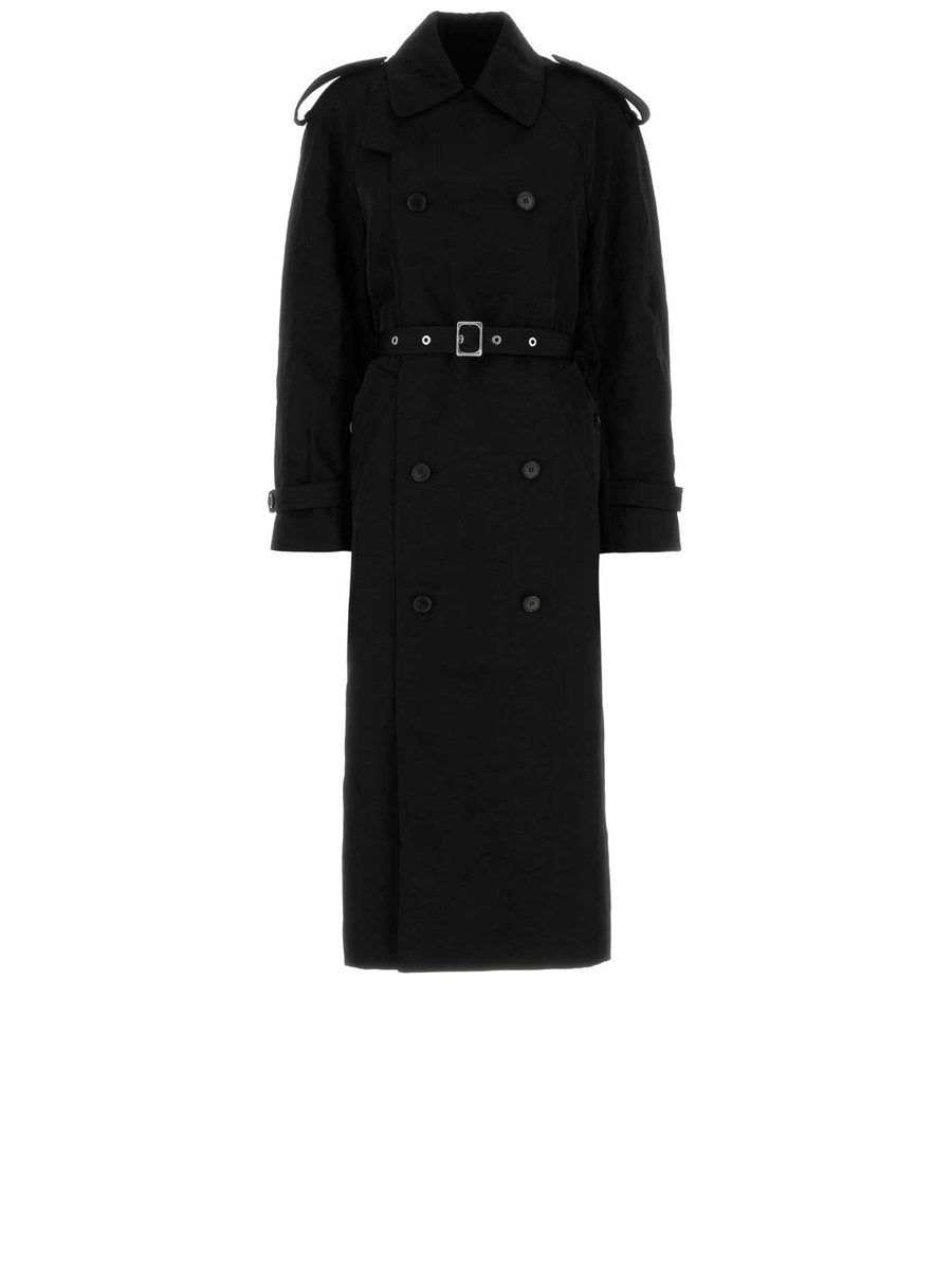 JW Anderson Trench Coat in Black Nylon