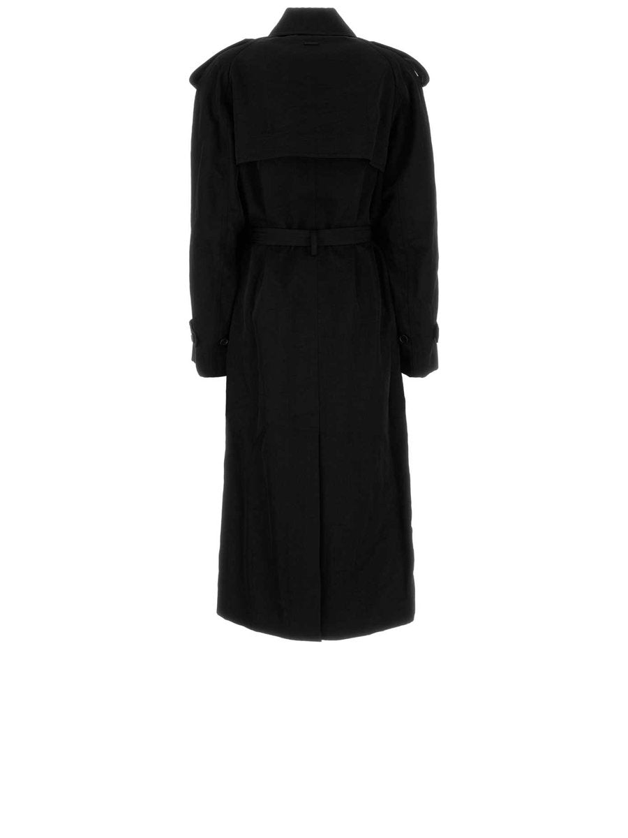 JW Anderson Trench Coat in Black Nylon