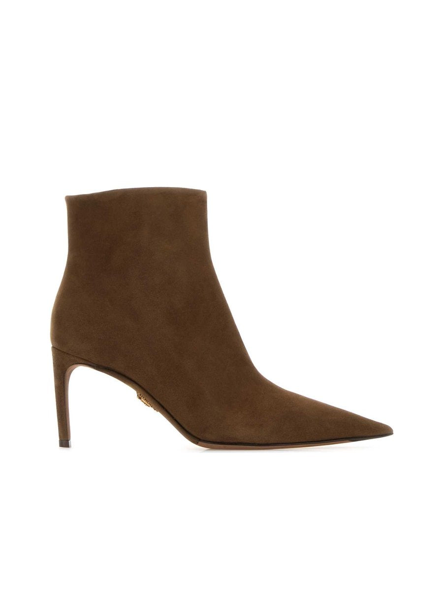 Dolce & Gabbana Derby Shoes in Brown Suede