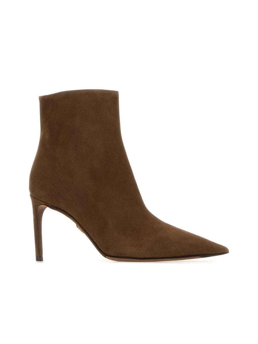 Dolce & Gabbana Derby Shoes in Brown Suede