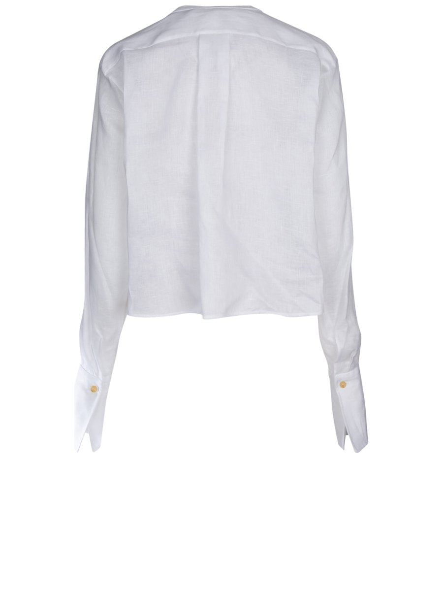 Ermanno Scervino Shirt in Bright White Wool