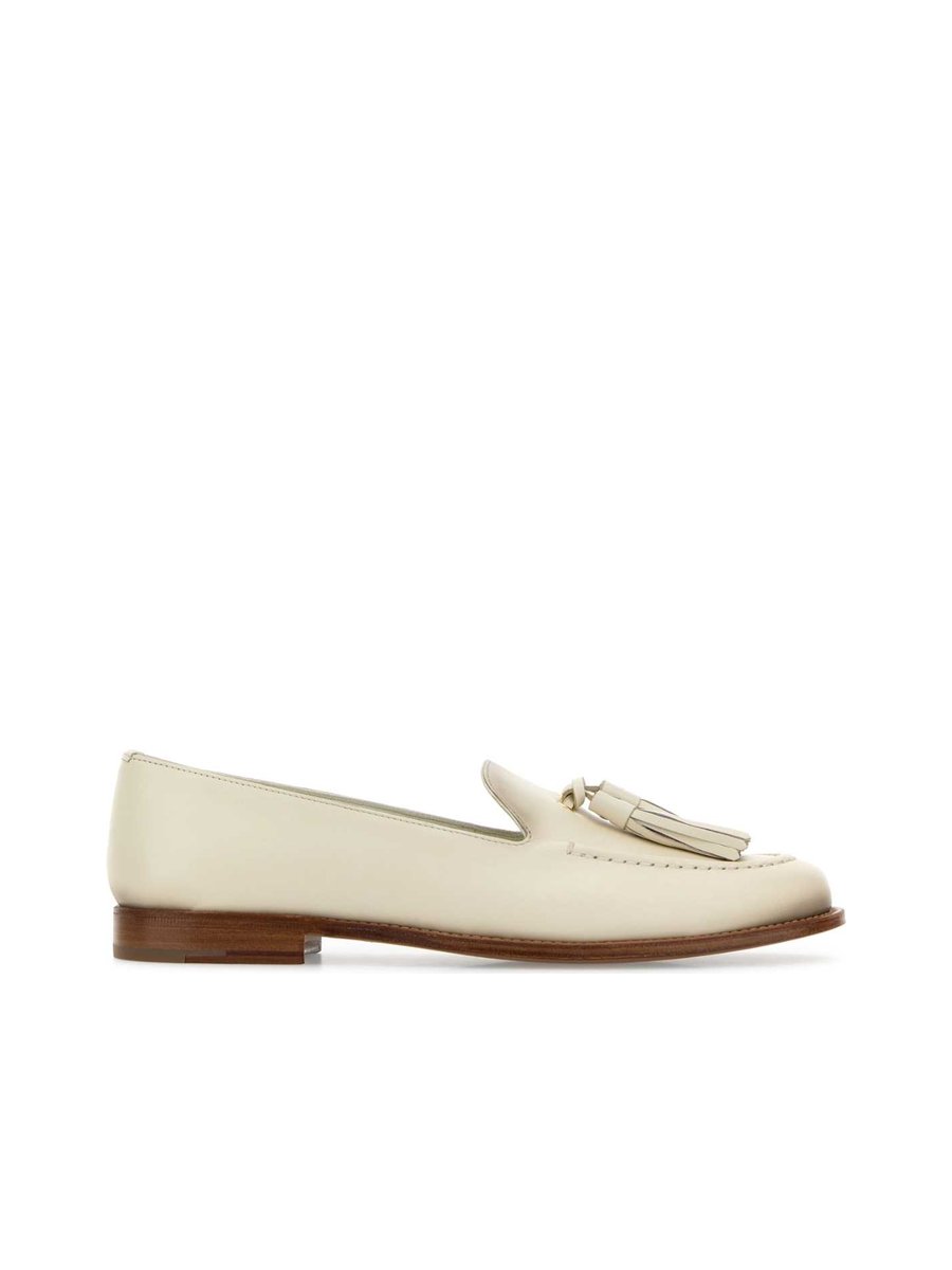 Church's Renee Loafers in White Calf Leather
