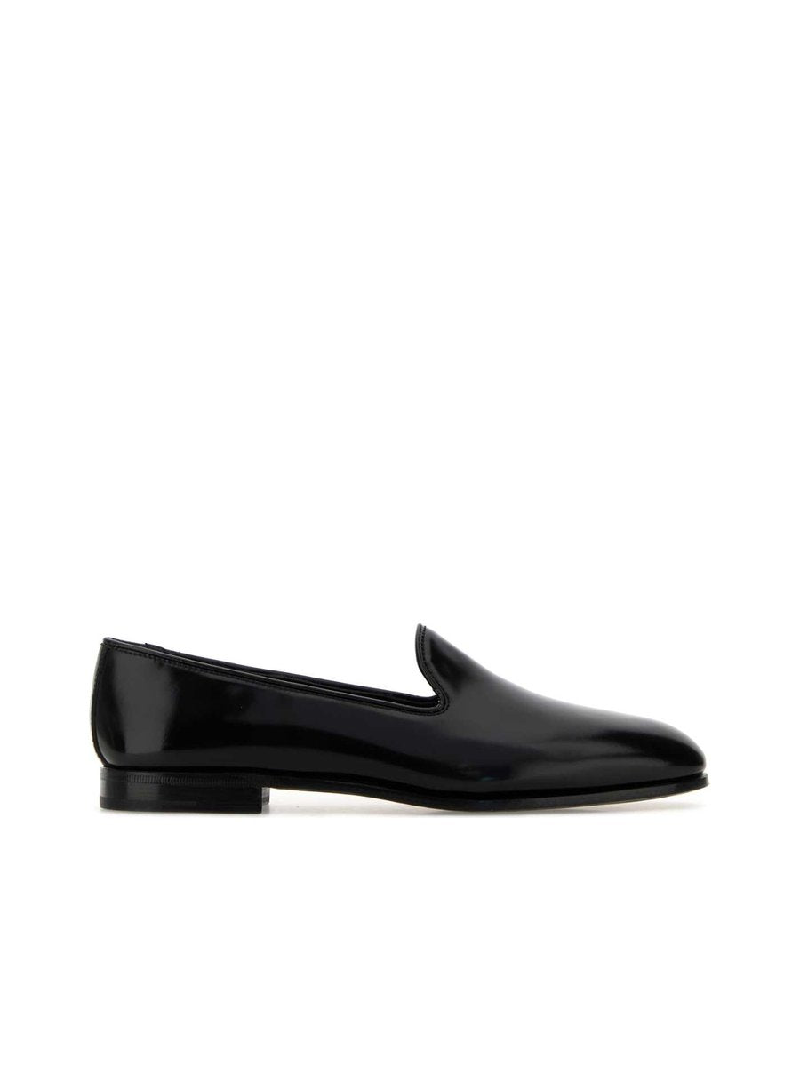 Church's Reign Derby Shoes in Black Leather