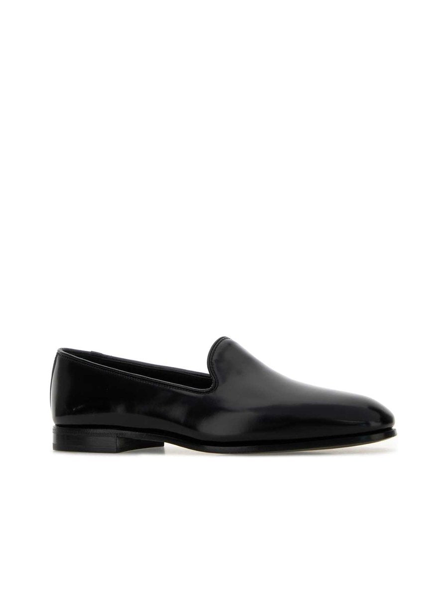 Church's Reign Derby Shoes in Black Leather