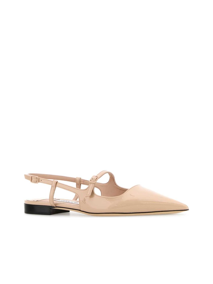 Jimmy Choo Didi Ballet Flats in Pink Patent Leather