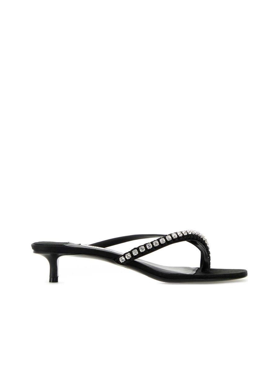 Jimmy Choo Dila Flats in Black Nappa Leather