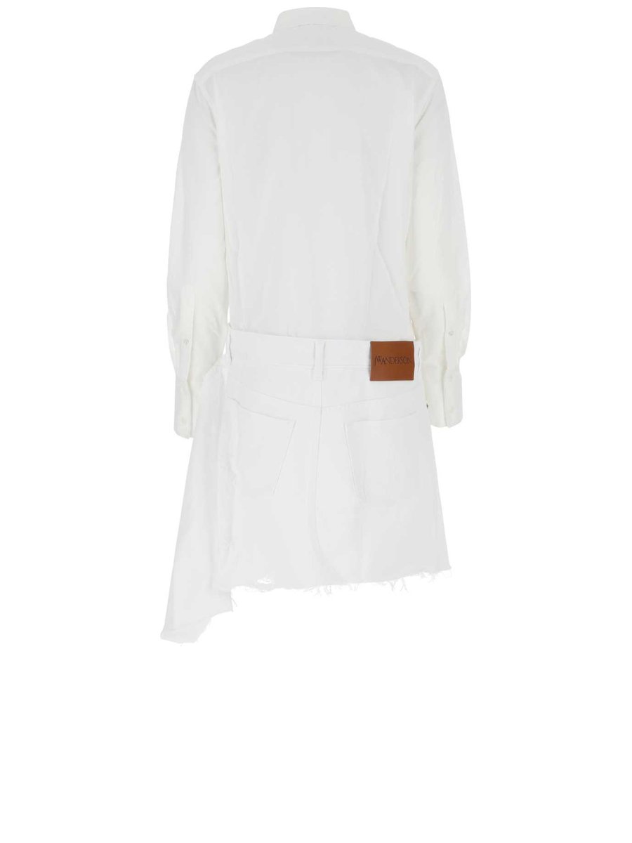 JW Anderson Dress in White Cotton
