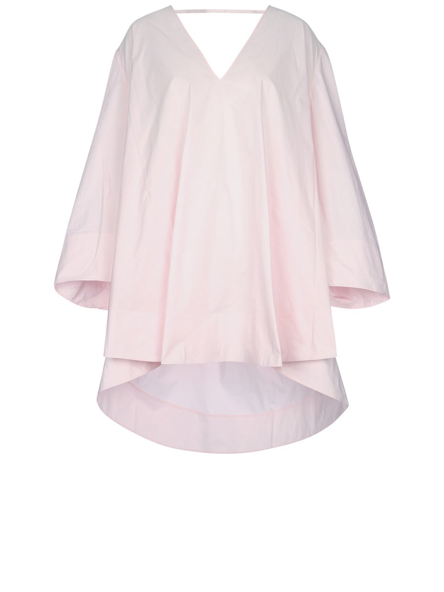 Jacquemus La Robe Paysan Dress in Light Pink Cotton Blend