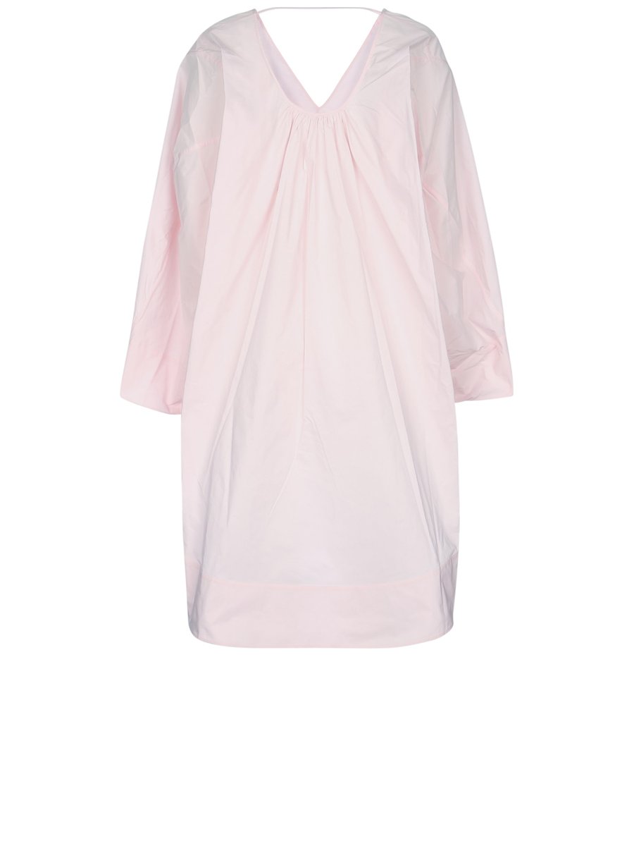 Jacquemus La Robe Paysan Dress in Light Pink Cotton Blend