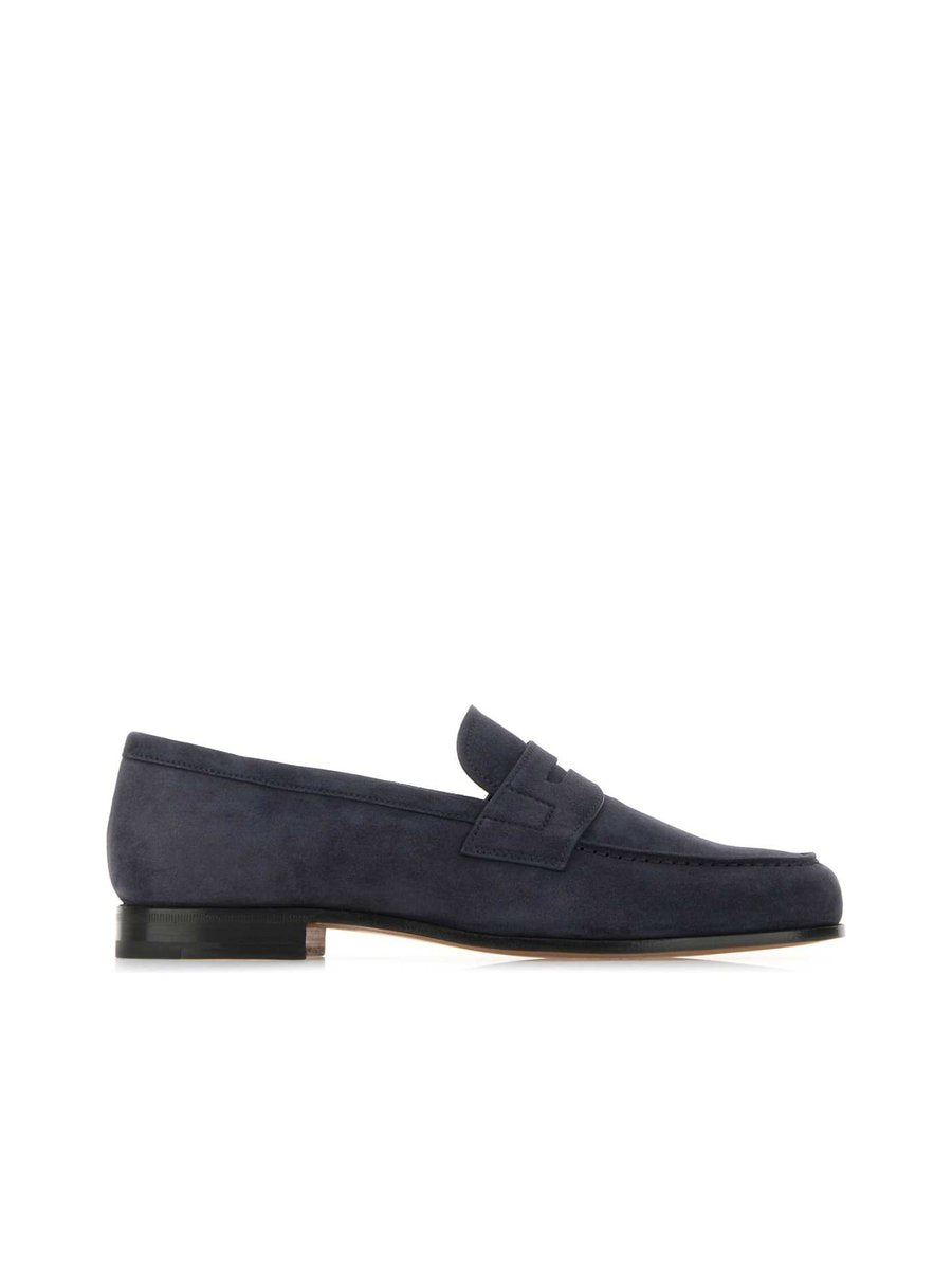 Church's Heswall Shoes in Blue Suede