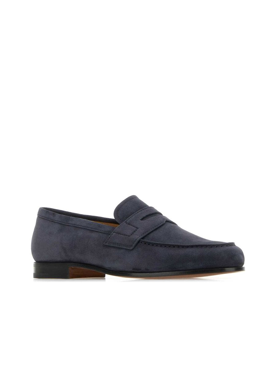 Church's Heswall Shoes in Blue Suede