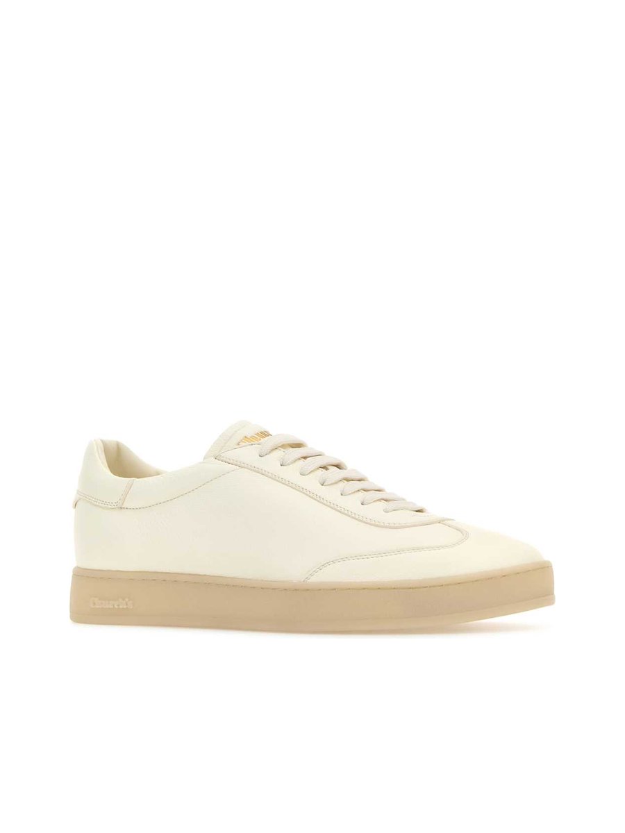 Church's Largs Shoes in White Deerskin