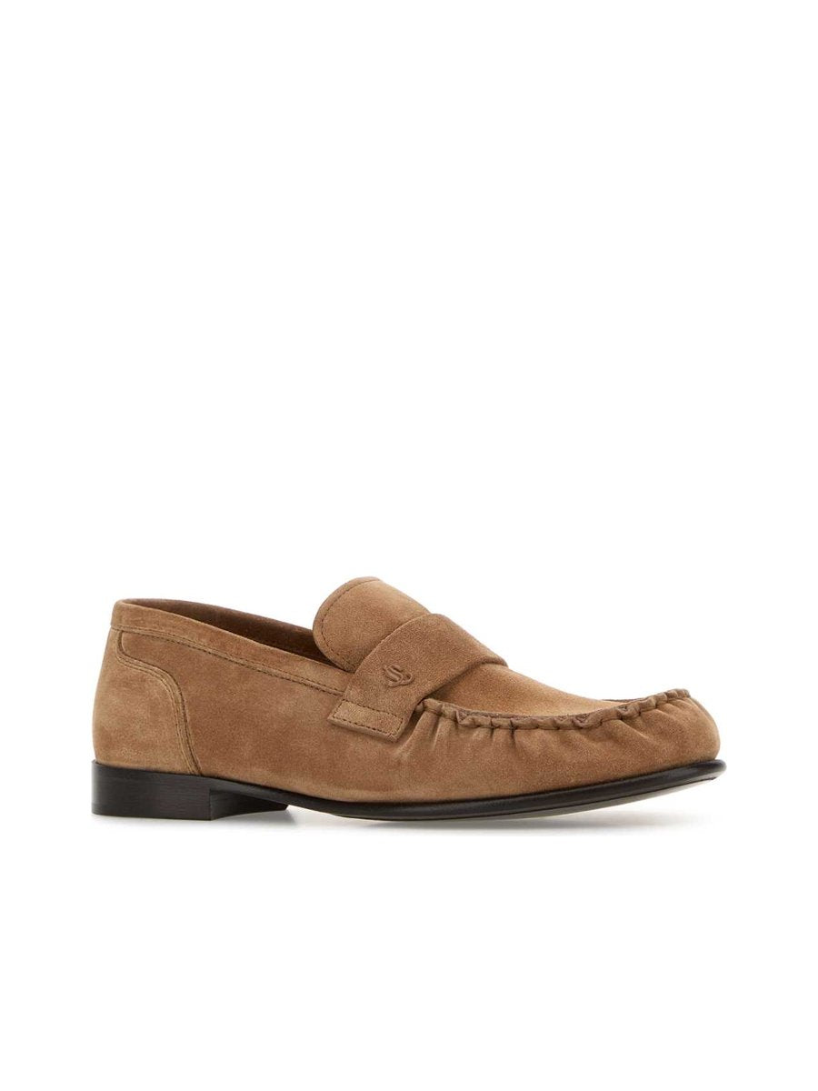 Jimmy Choo Ellis Loafers in Toffee Suede