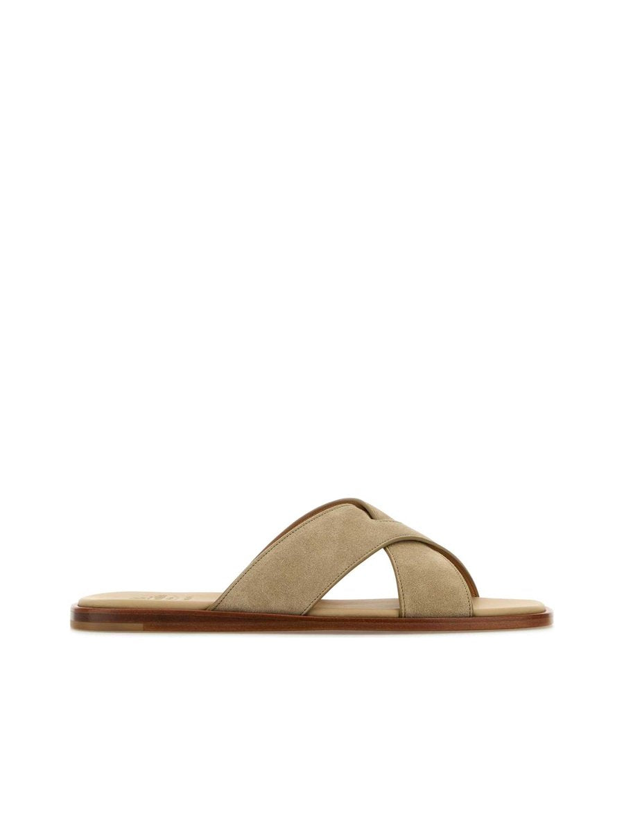 Church's Ockley Loafers in Beige Suede