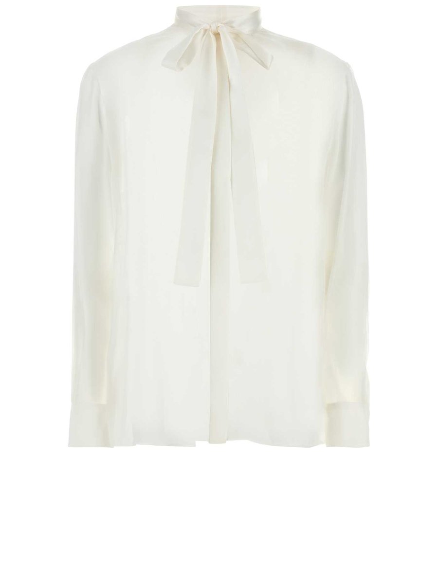 Dolce & Gabbana Shirt in White Silk