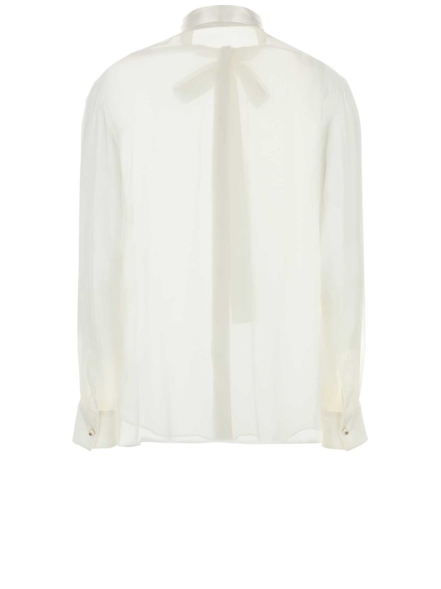 Dolce & Gabbana Shirt in White Silk