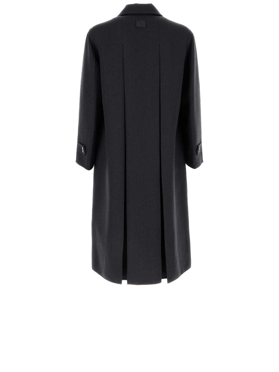 Fendi Coat in Grey Virgin Wool
