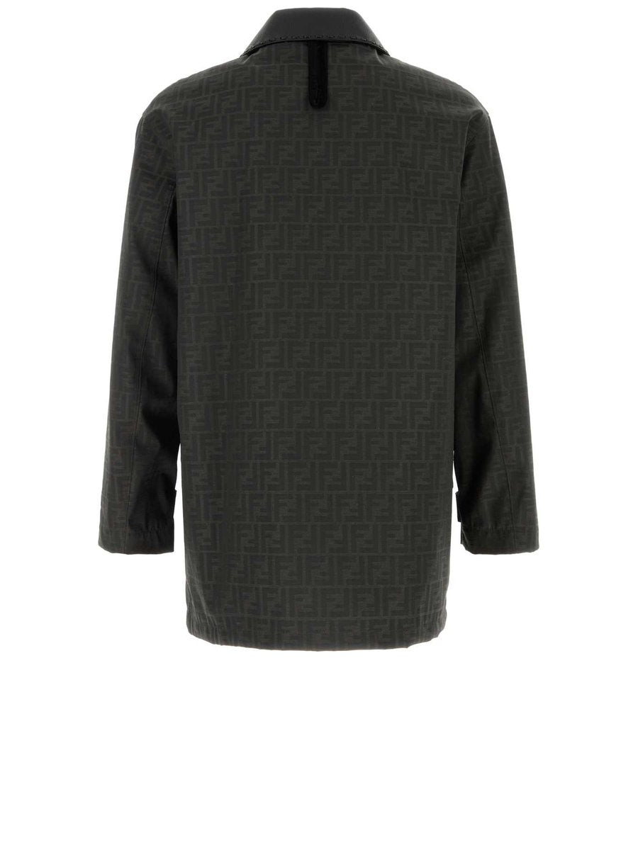 Fendi Coach Jacket in Printed Polyester-Cotton