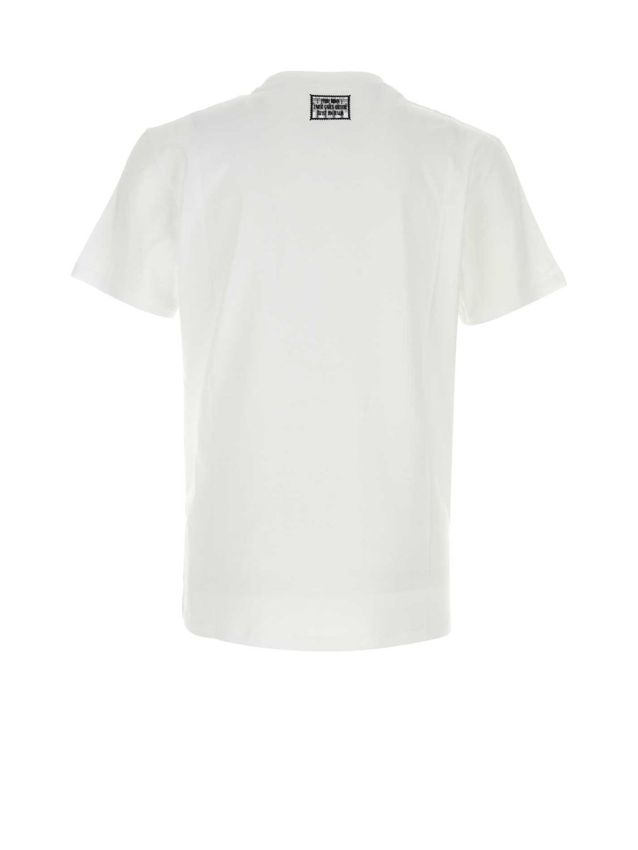 Fendi T-Shirt in White Cotton