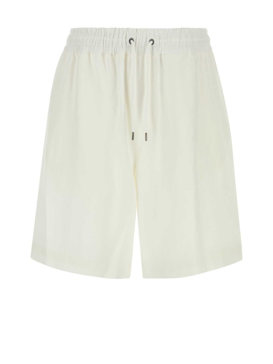 Giorgio Armani Bermuda Shorts in White Cotton