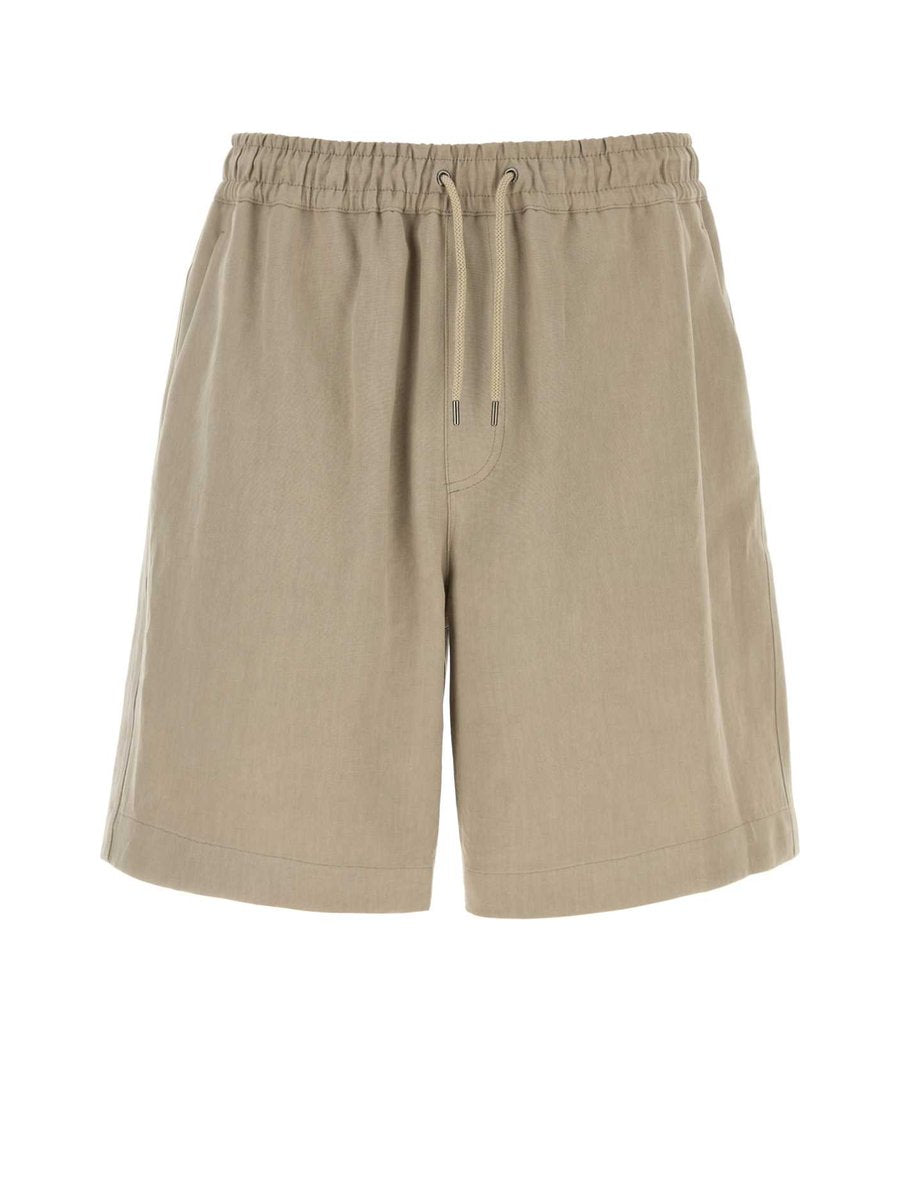 Giorgio Armani Bermuda Shorts in Grey Cotton