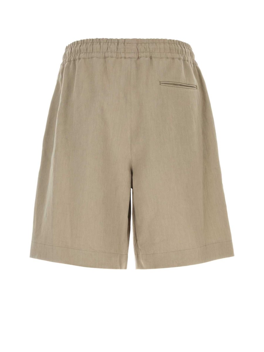 Giorgio Armani Bermuda Shorts in Grey Cotton