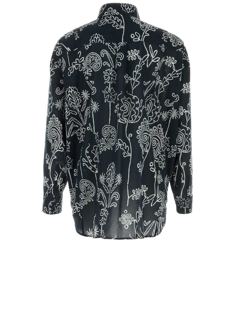 Giorgio Armani Printed Shirt in Printed Cotton