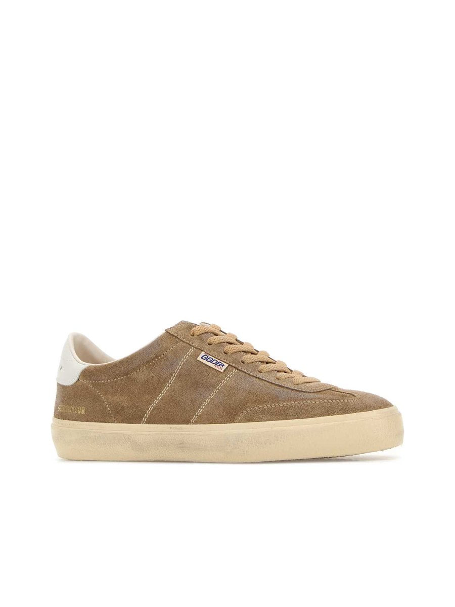 Golden Goose Soul Star Sneakers in Camel Suede