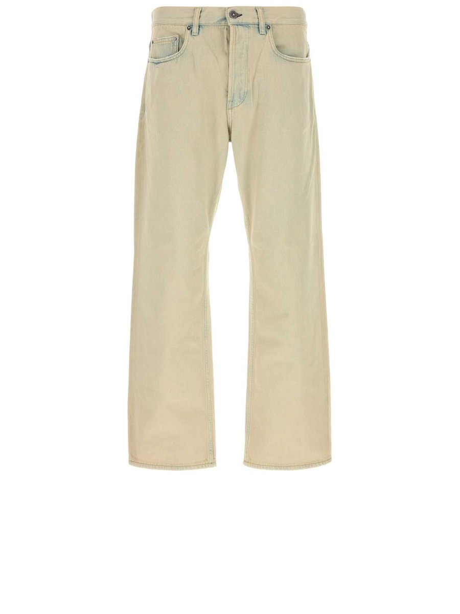Golden Goose Journey Skate Pants in Beige Cotton