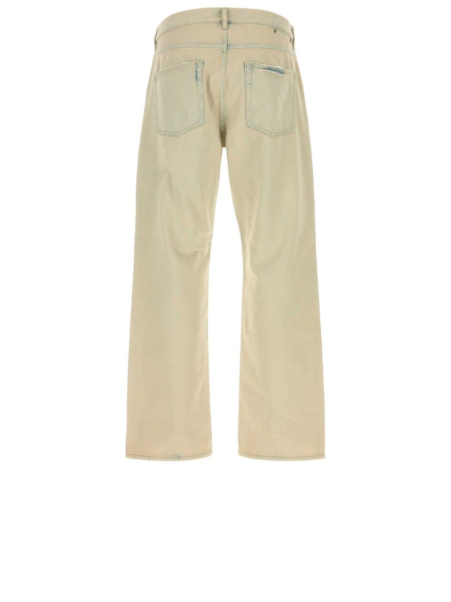 Golden Goose Journey Skate Pants in Beige Cotton