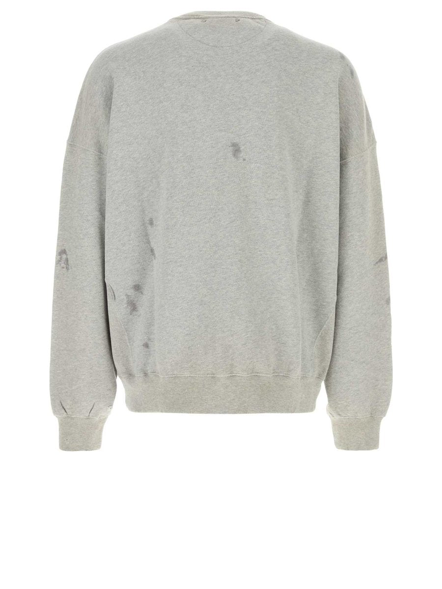 Golden Goose Journey Unisex Over Cotton Shirt in Grey Cotton