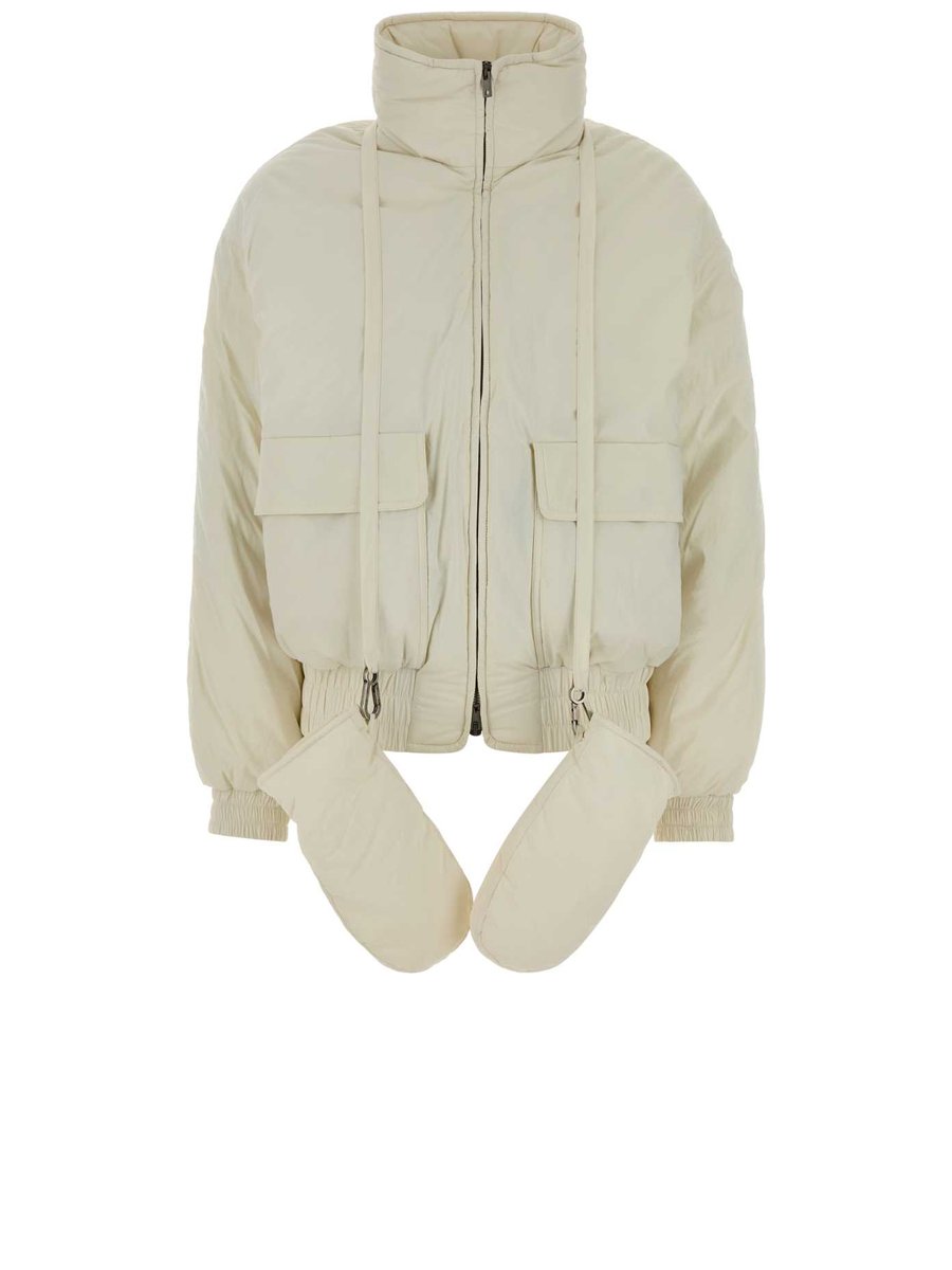Golden Goose Journey Light Down Jacket in White Nylon