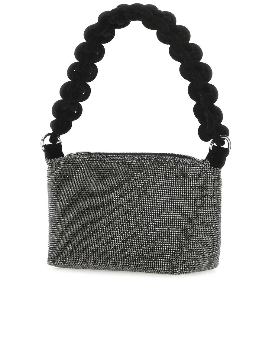 Kara Crystal Mesh Cobra Pouch