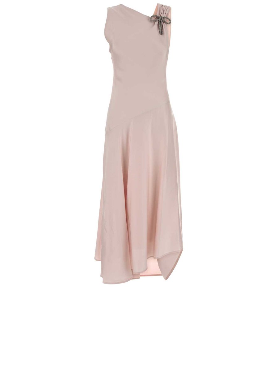 Jil Sander Dress in Pink Acetate-Viscose