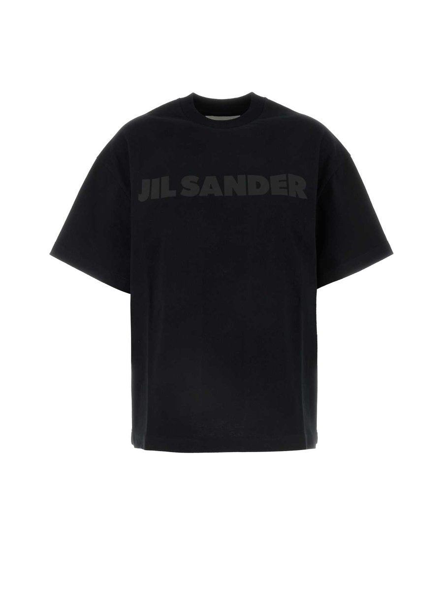 Jil Sander T-Shirt in Black Cotton